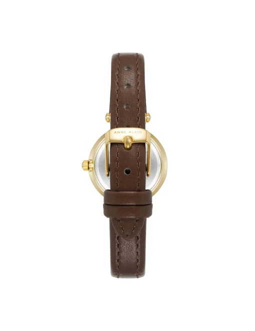 Store Anne Klein Essential Leather Strap Watch