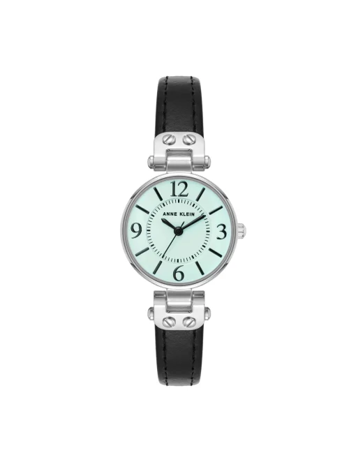 Store Anne Klein Essential Leather Strap Watch