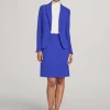 Discount Anne Klein Executive Collection Jacket And Skirt Suit Set Royal Sapphire