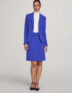 Discount Anne Klein Executive Collection Jacket And Skirt Suit Set Royal Sapphire