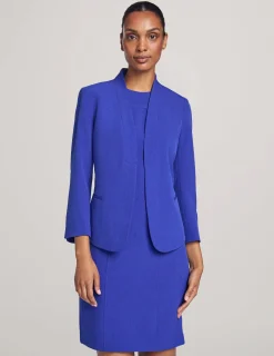 Best Anne Klein Executive Collection Jacket And Dress Set Royal Sapphire