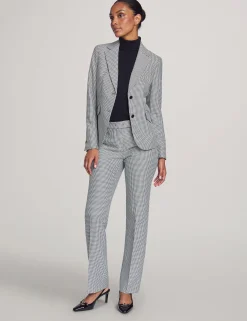 Fashion Anne Klein Executive Collection 3-Pc. Mini Houndstooth Suit Set Anne Black Combo