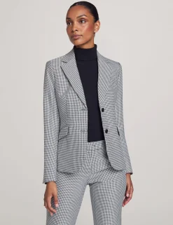 Fashion Anne Klein Executive Collection 3-Pc. Mini Houndstooth Suit Set Anne Black Combo