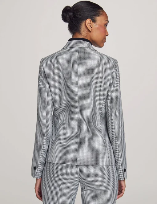 Fashion Anne Klein Executive Collection 3-Pc. Mini Houndstooth Suit Set Anne Black Combo