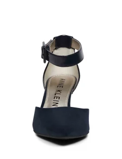 Shop Anne Klein Fabulist Pump Navy Smooth