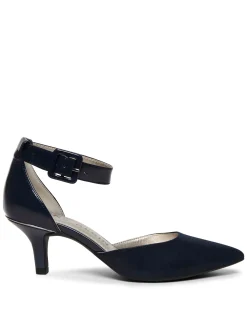 Shop Anne Klein Fabulist Pump Navy Smooth