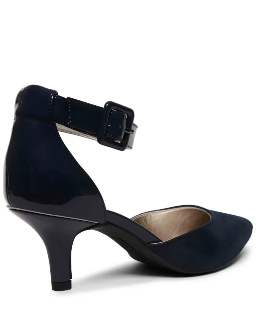 Shop Anne Klein Fabulist Pump Navy Smooth