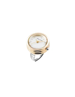 Flash Sale Anne Klein Faceted Crystal Ring Watch