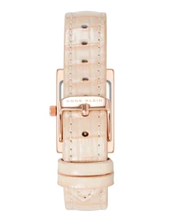 Best Anne Klein Faceted Rectangular Case Watch