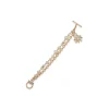 Best Sale Anne Klein Flex Chain Bracelet And Faux Blanc Pearl Toggle
