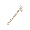 Cheap Anne Klein Flex Chain Bracelet And Faux Coco Pearl Toggle