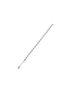 Shop Anne Klein Flex Silver CZ Bracelet