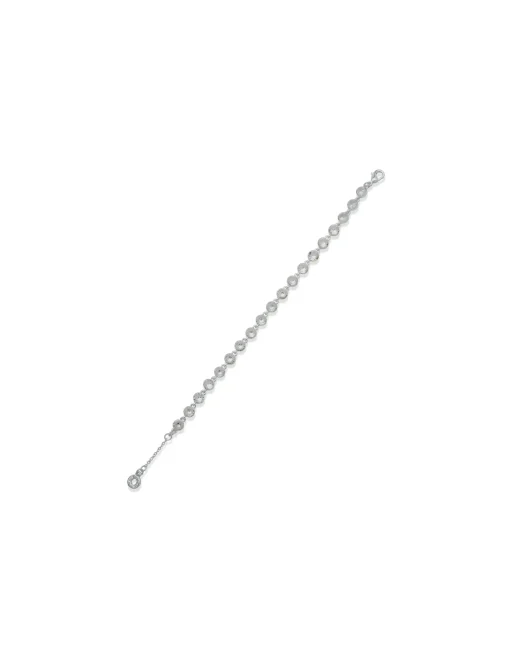 Shop Anne Klein Flex Silver CZ Bracelet