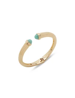 Outlet Anne Klein Gold Fluted Cuff Bracelet