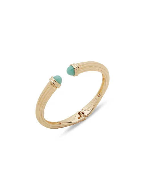 Outlet Anne Klein Gold Fluted Cuff Bracelet