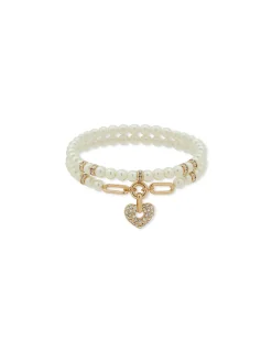 Online Anne Klein Heart Motif Bracelet