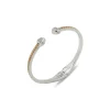 Fashion Anne Klein Heart Roped Hinge Bracelet