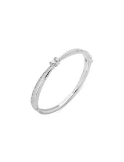 Online Anne Klein Hinge Bangle With Knot Bracelet