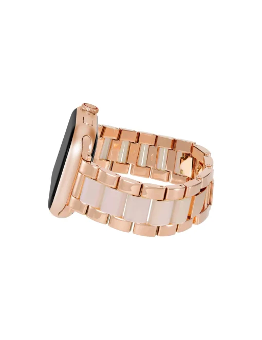 Hot Anne Klein Iridescent Resin Bracelet Band For Apple Watch® Rose Gold-Tone/Iridescent