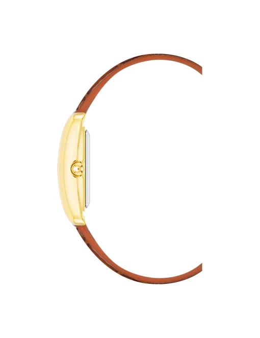 Store Anne Klein Legacy Calfskin Leather Strap Watch