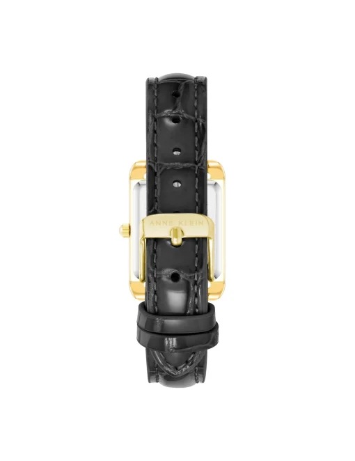 Store Anne Klein Legacy Calfskin Leather Strap Watch