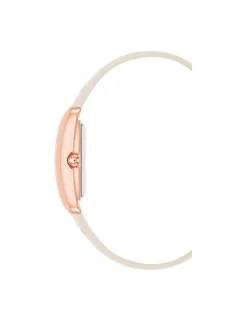 Store Anne Klein Legacy Calfskin Leather Strap Watch