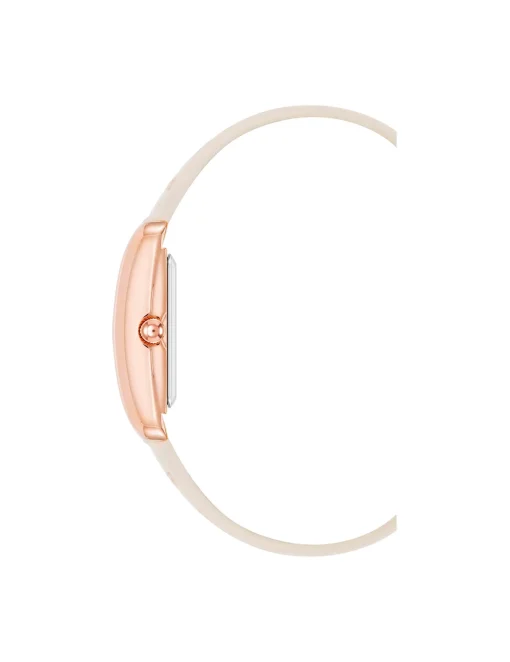 Store Anne Klein Legacy Calfskin Leather Strap Watch