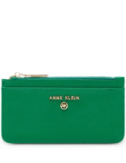 Outlet Anne Klein Logo Top Zip Pouch