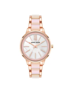 Hot Anne Klein Marbleized Acetate Bracelet Watch