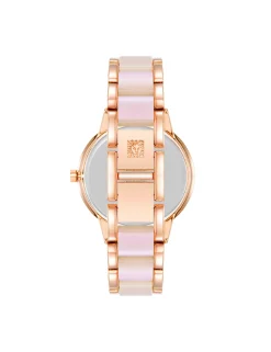 Hot Anne Klein Marbleized Acetate Bracelet Watch