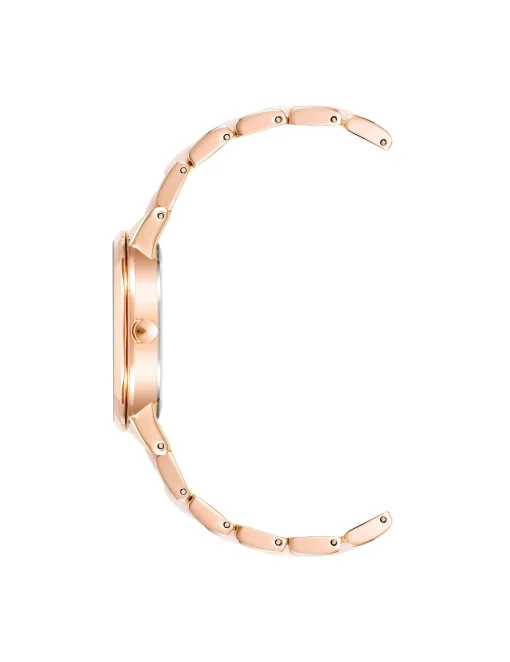 Hot Anne Klein Marbleized Acetate Bracelet Watch
