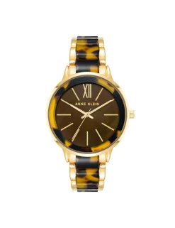Hot Anne Klein Marbleized Acetate Bracelet Watch