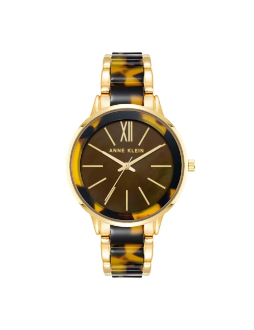 Hot Anne Klein Marbleized Acetate Bracelet Watch