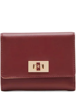 Clearance Anne Klein Medium Flap Wallet With Enamel Turn Lock