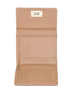 Clearance Anne Klein Medium Flap Wallet With Enamel Turn Lock