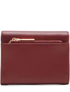 Clearance Anne Klein Medium Flap Wallet With Enamel Turn Lock