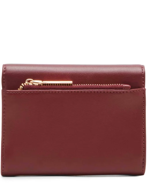 Clearance Anne Klein Medium Flap Wallet With Enamel Turn Lock