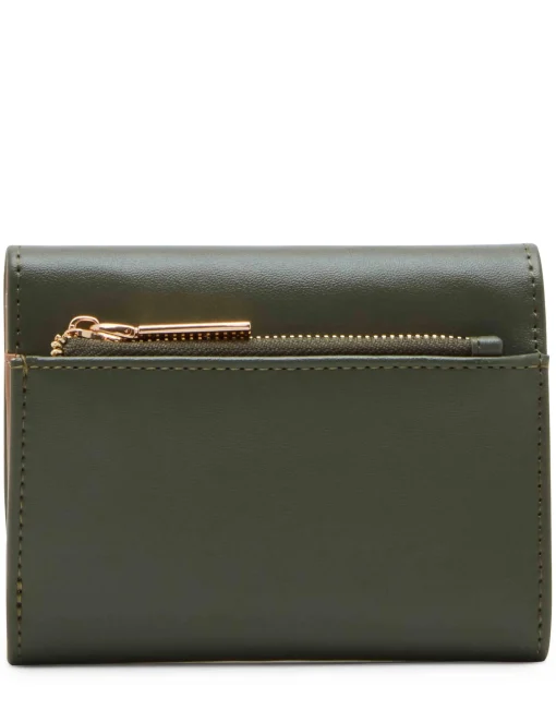 Clearance Anne Klein Medium Flap Wallet With Enamel Turn Lock