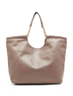 Cheap Anne Klein Medium Stitched Quilted Tote With Chain Strap