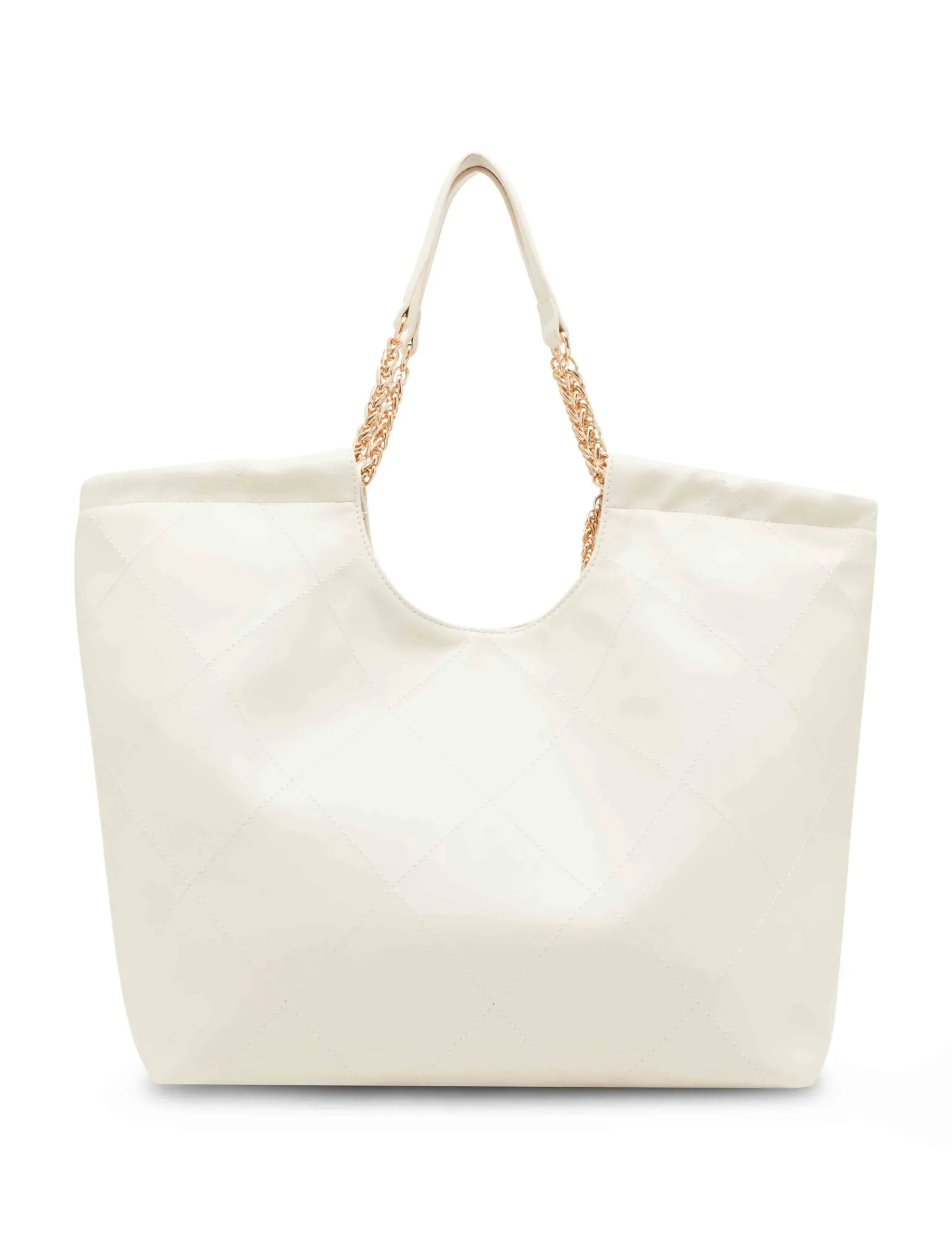 Cheap Anne Klein Medium Stitched Quilted Tote With Chain Strap