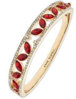 Sale Anne Klein Navette Stone Hinge Bracelet