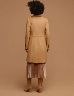 Online Anne Klein Notch Collar Wool Coat