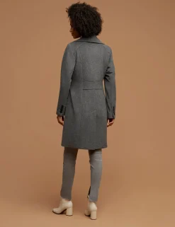 Online Anne Klein Notch Collar Wool Coat
