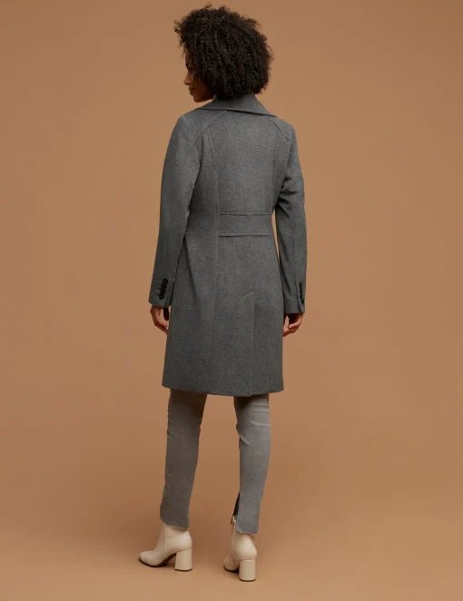Online Anne Klein Notch Collar Wool Coat