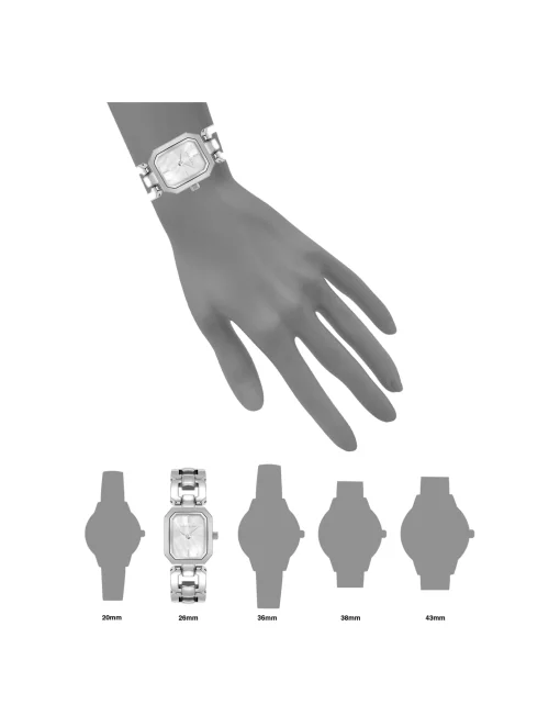 Clearance Anne Klein Octagonal Link Bracelet Watch