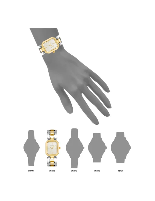 Clearance Anne Klein Octagonal Link Bracelet Watch