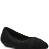 Shop Anne Klein Odiera Comfort Flat Black Stretch