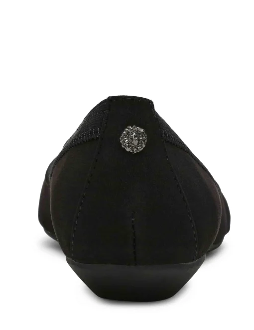 Shop Anne Klein Odiera Comfort Flat Black Stretch