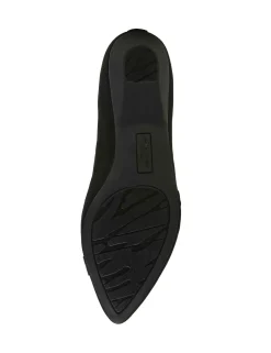 Shop Anne Klein Odiera Comfort Flat Black Stretch