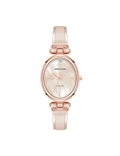 Best Sale Anne Klein Oval Diamond Accented Bangle Watch